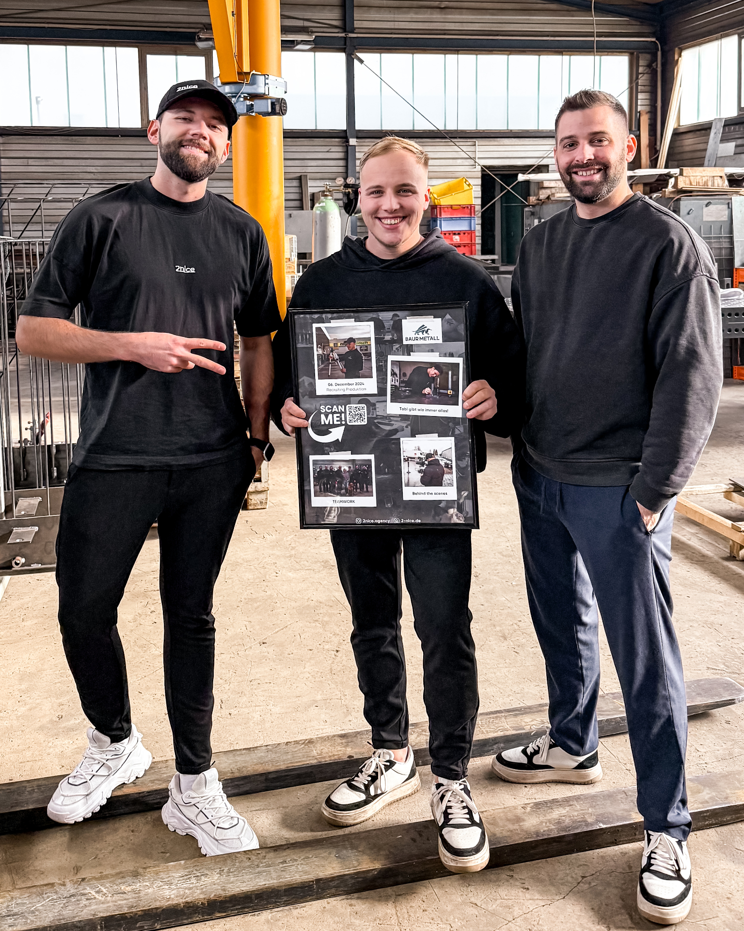 Behind the Scenes / Drehtag-Foto — Baur Metall (Metallbau, Dotternhausen)